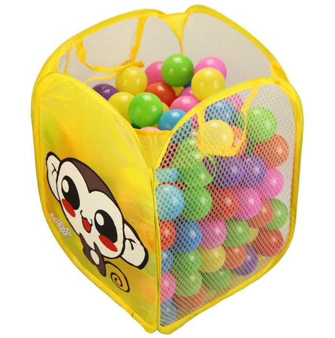 Monkey yellow storage basket