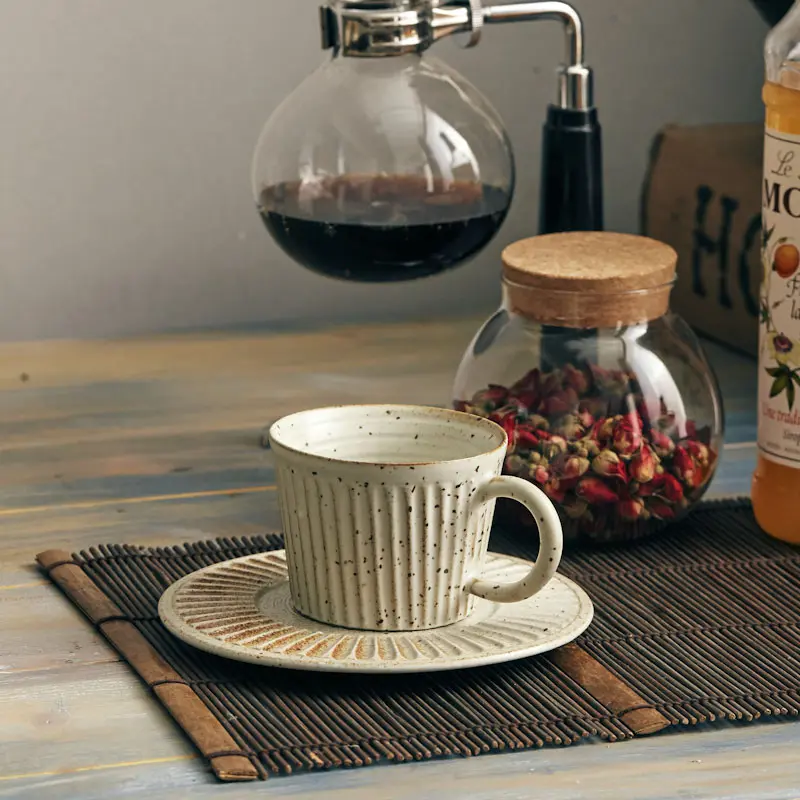 Playthings Japanese Single Product Coffee Cup with Saucer