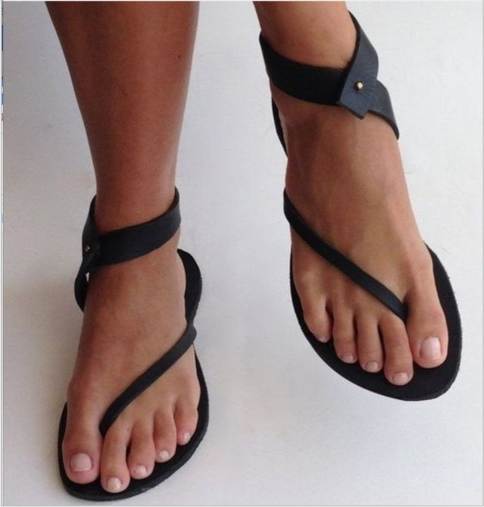 Toe-Post Flat Sandals, picture 2 of 3
