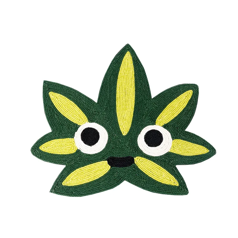 Cactus Cat Scratch Pad Cat Scratch Board Does Not Drop Chips Sisal Anti Scratch Sofa Protection Claw Grinder - Leaf
