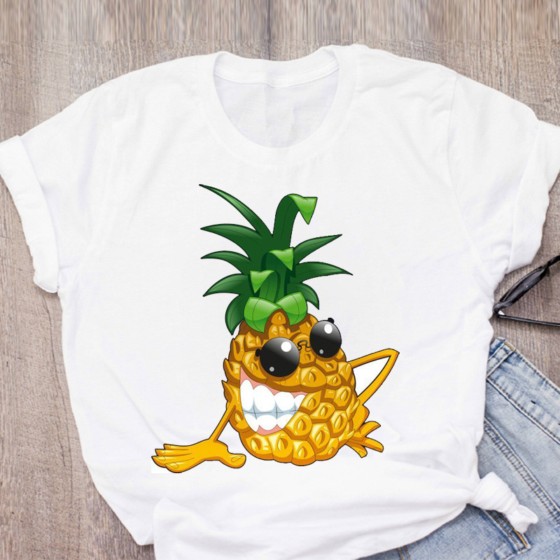 Title 2, Hip Hop Sommer Neue Frucht Ananas Lose Kurzarm