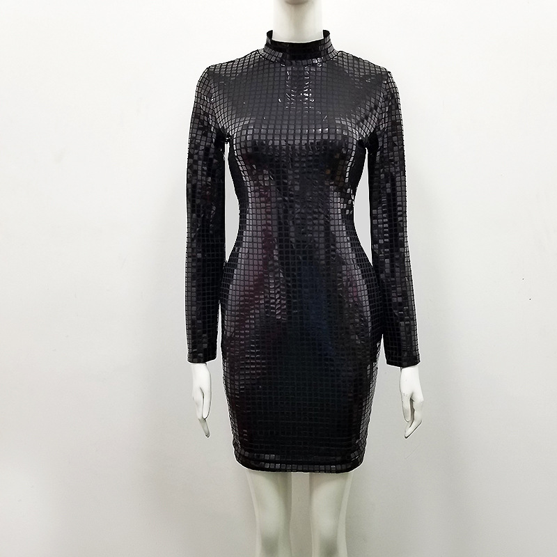Sequin Long Sleeve Dress, picture 3 of 6
