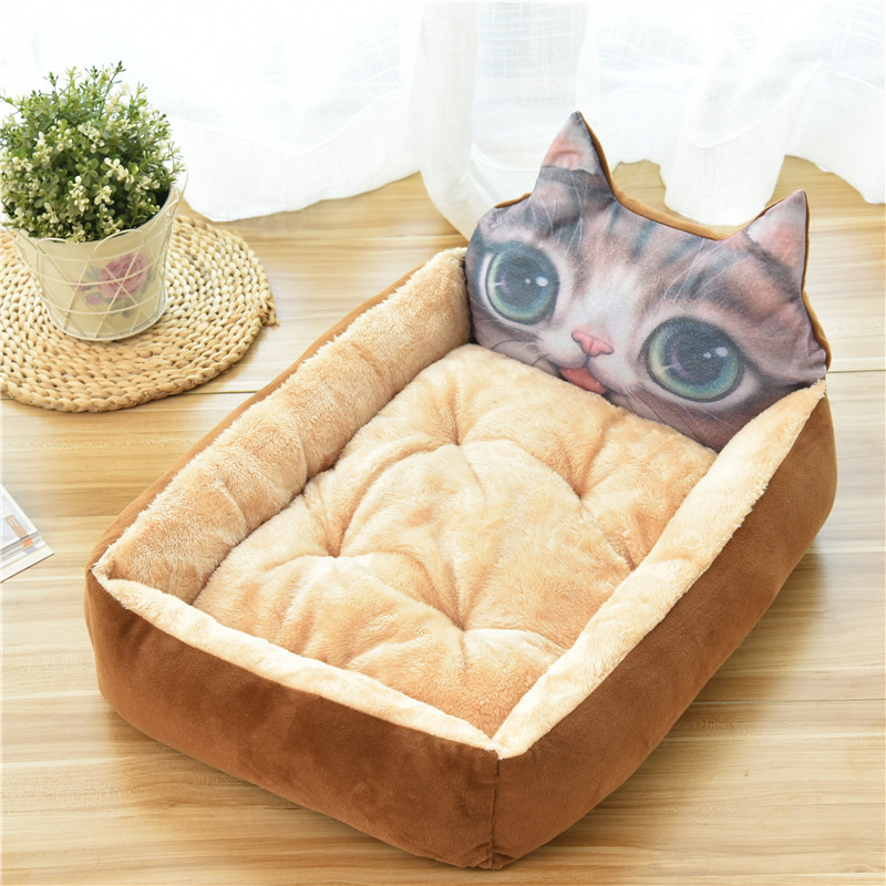 3D cat brown