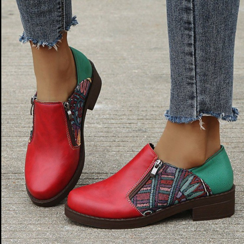 Casual Ethnic Style European And American Fashion Leather Shoes
