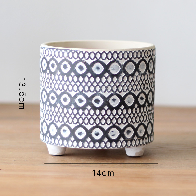 Large round pattern