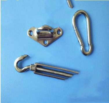 8Pcs Stainless Steel Sun Sail Shade Shade Canopy Fixing Fittings Accessory Kit Safety Sun Canopy Fixing Fittings — foto 5