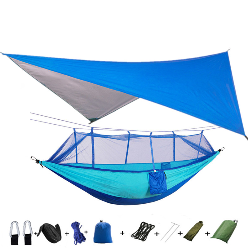 260x140cm BlueC with canopy