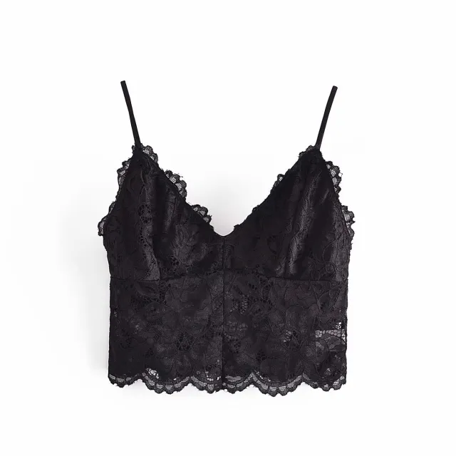 All match Lace Underwear Strapless Tube Top Black - Shop at LoveMi