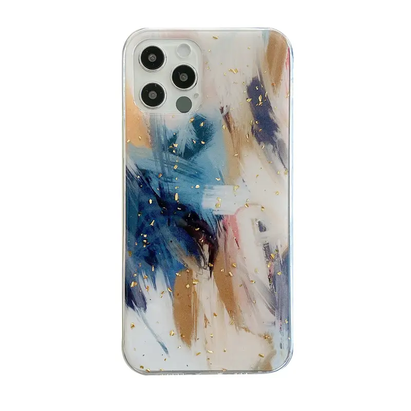 Japanese And Korean Wind Illustration Letters Drop Glue Mobile Phone Case