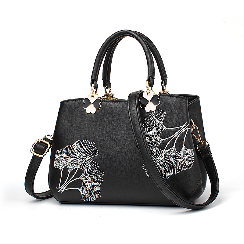 Fashion Embroidered One-shoulder Handbag