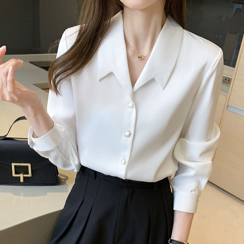 Professional Design Sense Niche Mercerized High-end Shirt