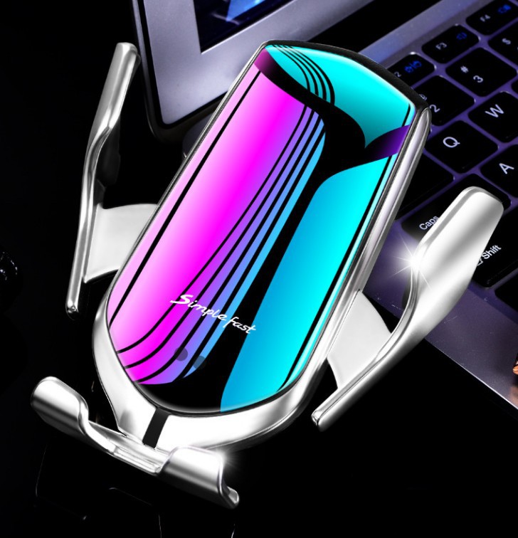 Magic Clip R1 Automatic Car Mobile Phone Holder Wireless Charger - Image 5
