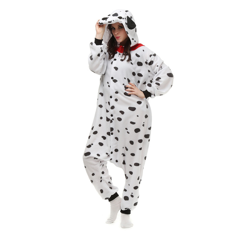 Title 5, Dalmatian Cartoon Animal One-Piece Pajamas