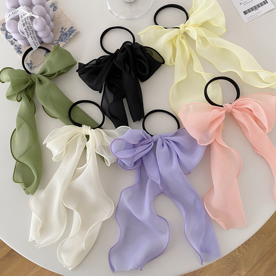 Title 6, Fashionable Simple Big Bow Elegant Hair Rope