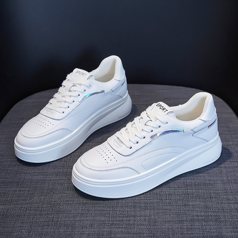 Comfortable Low top Daddy Casual Sneakers White - Shop at LoveMi