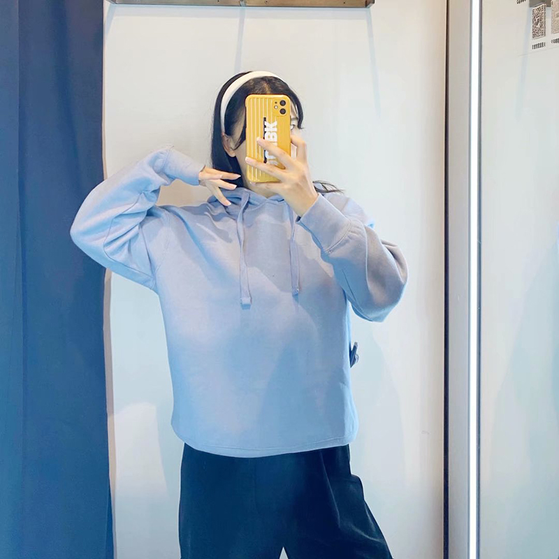 European And American Style Loose Casual Hooded All-Match Sweater Top