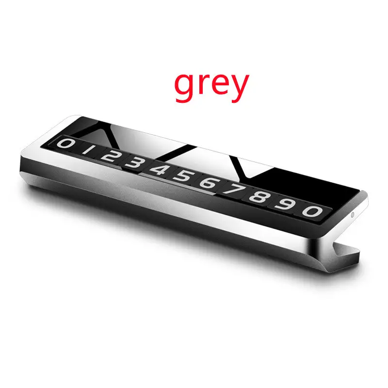 Norwegian License Plate Luminous Car Stop Plate