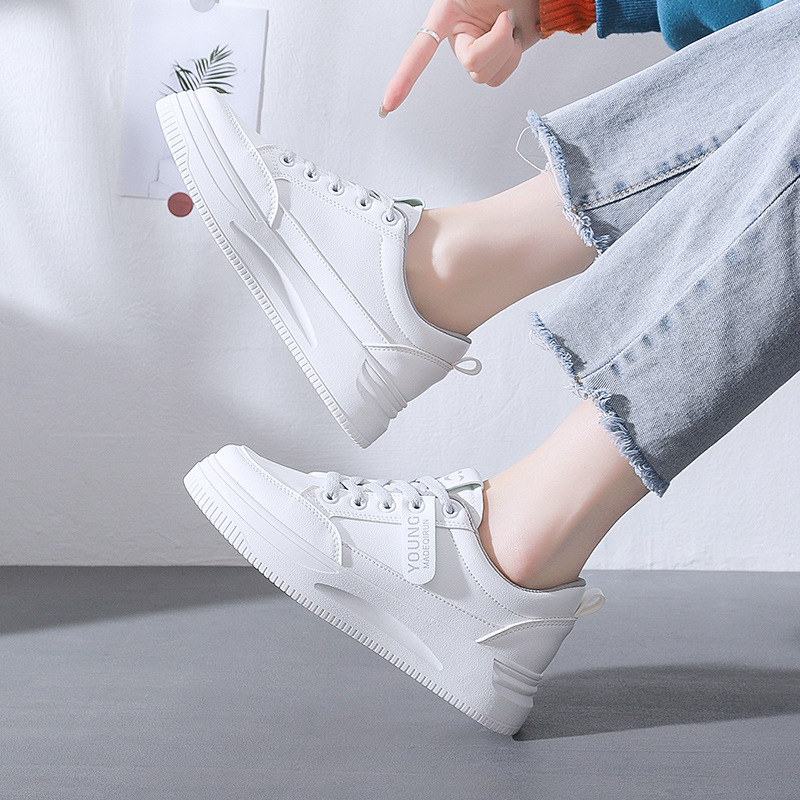 أحذية رياضية للركض لجميع الفصول بتصميم أنيق ومسطح نسائي