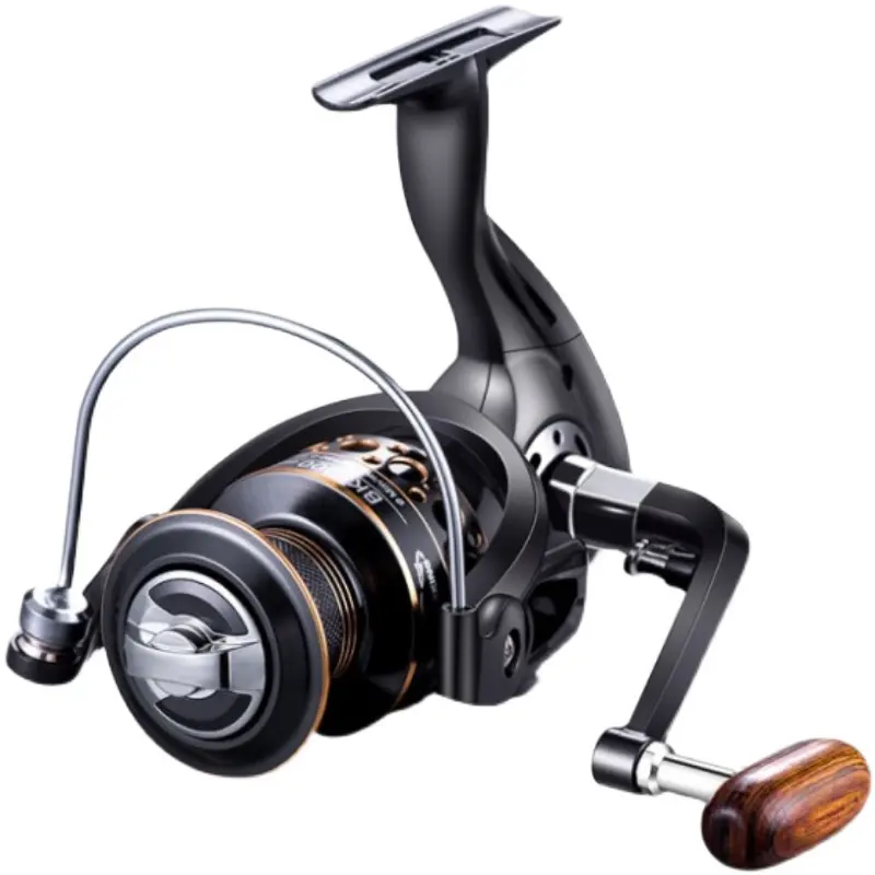 Fishing Line Wheel Spinning Full Metal Head