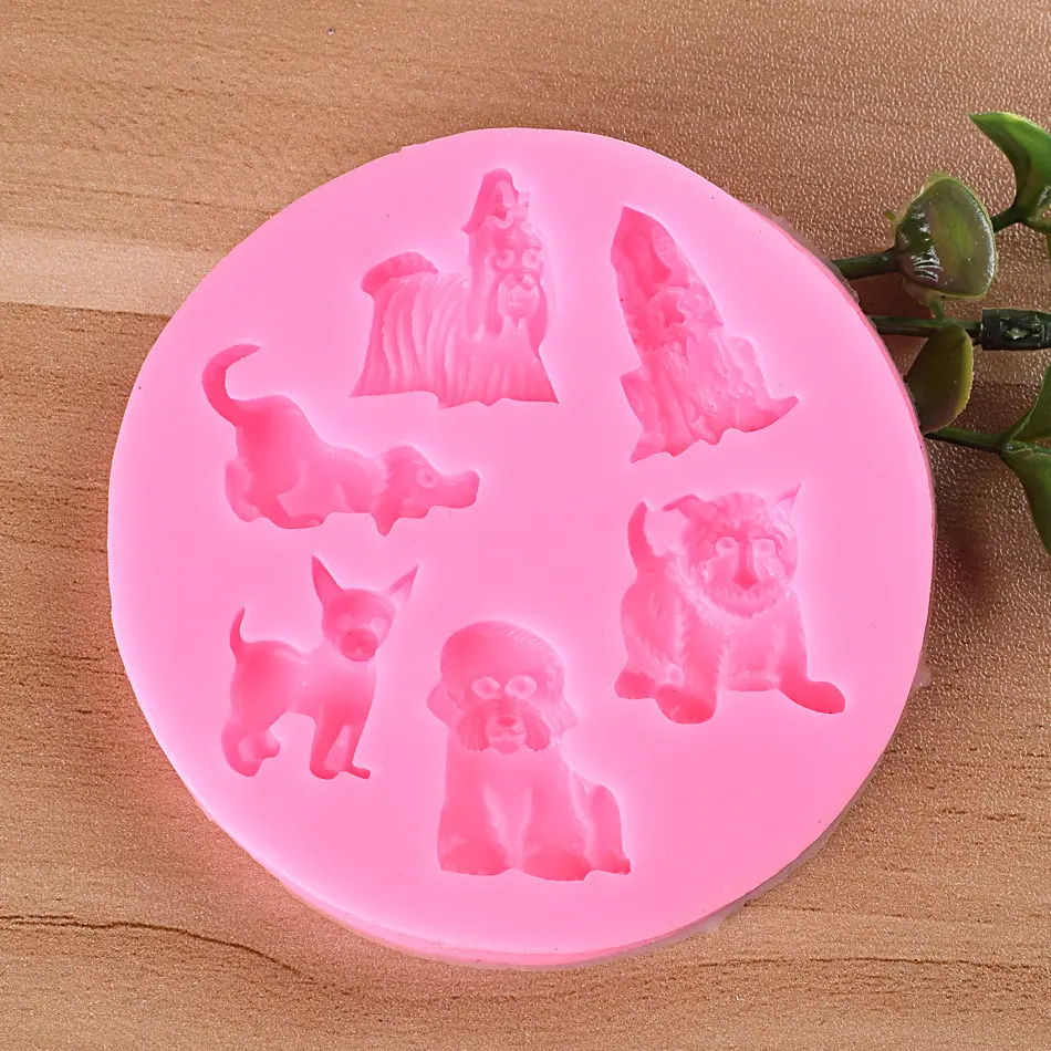 Dog Lion Tiger Bear Silicone Mold DIY