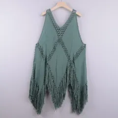 Bikini Cover Up Dress Sexy Bathing Suits Woman Swimsuit Coverups For Swimwear Summer Beach Wear Crochet Beachwear - Green - View 1