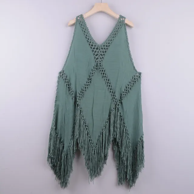Bikini Cover Up Dress Sexy Bathing Suits Woman Swimsuit Coverups For Swimwear Summer Beach Wear Crochet Beachwear Green - Shop at LoveMi