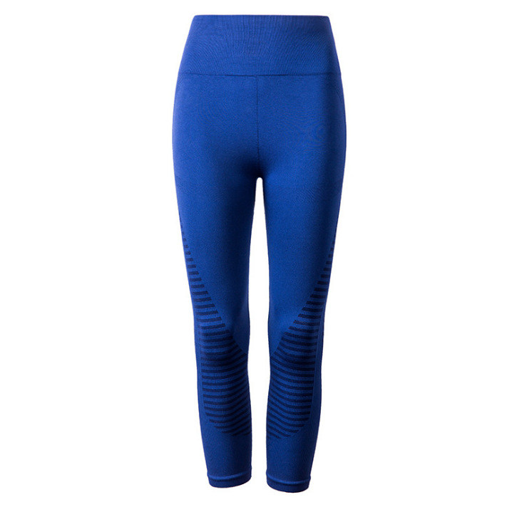 High-waist Fitness Sports Yoga Cropped Pants, Abdomen Running Slim Quick-drying Pants