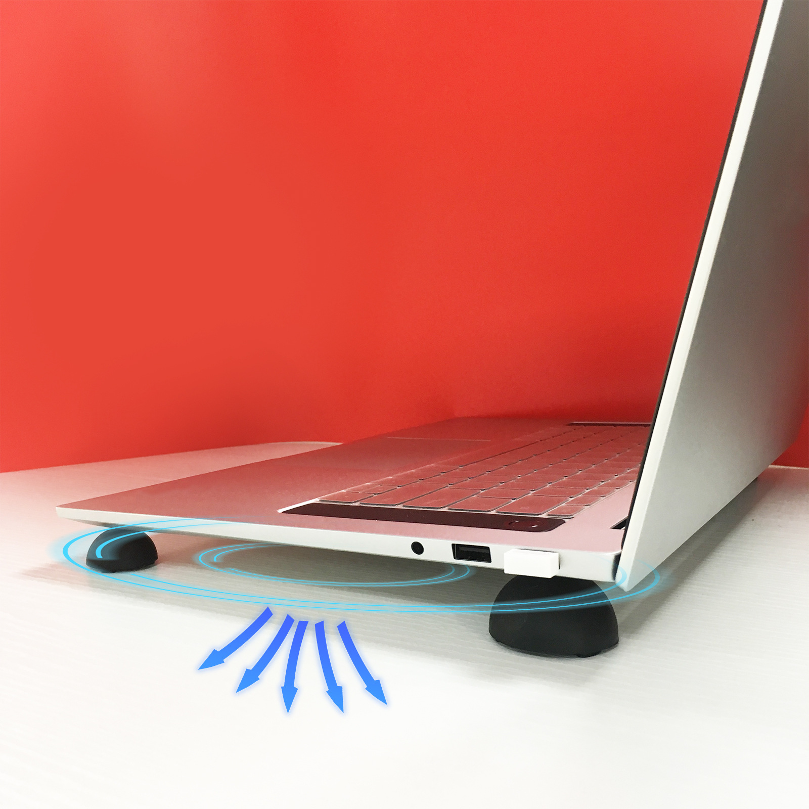 Notebook Cooling Ball Portable Stand Booster Base Silicone Accessories