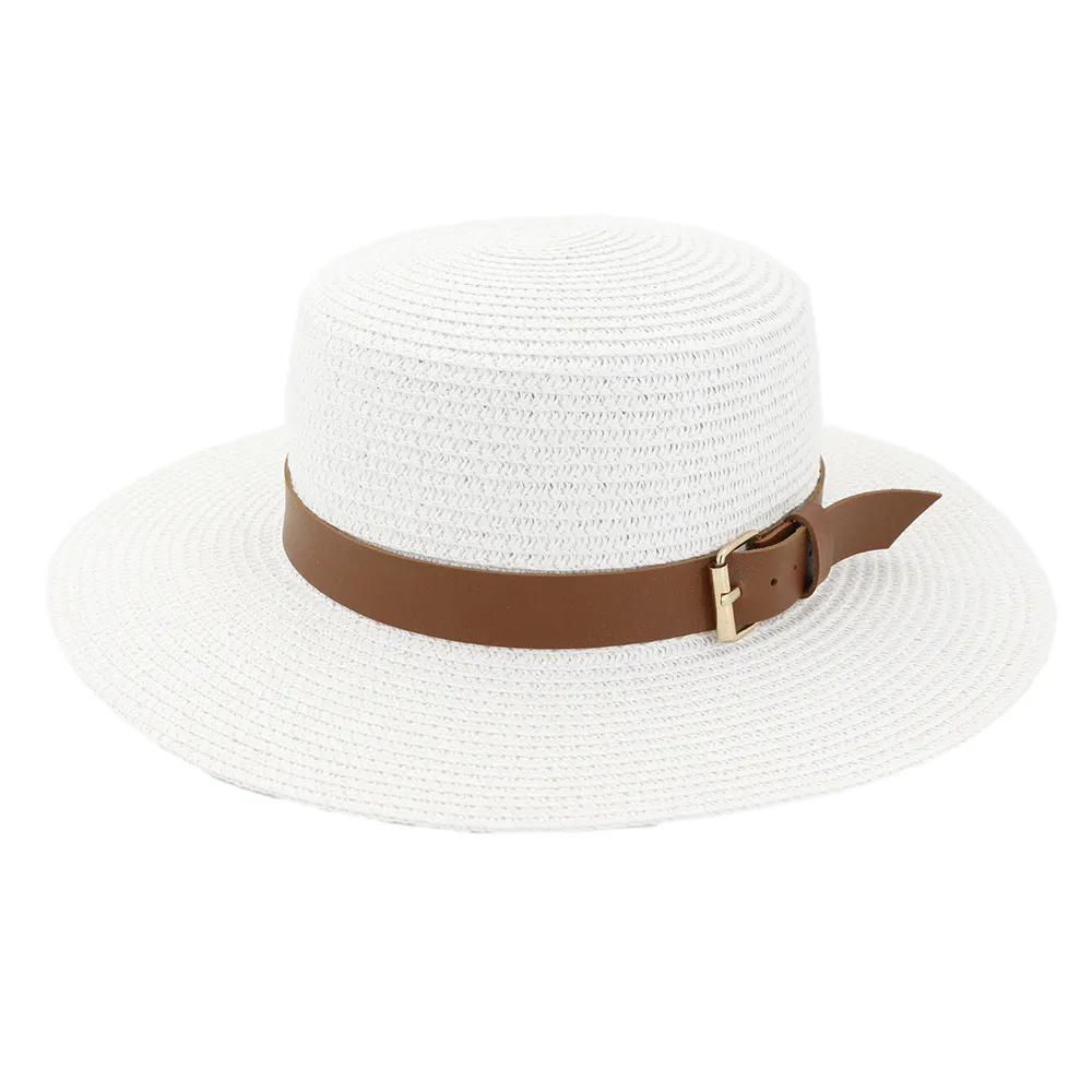 Outdoor Seaside Travel Vacation Beach Sunhat - White