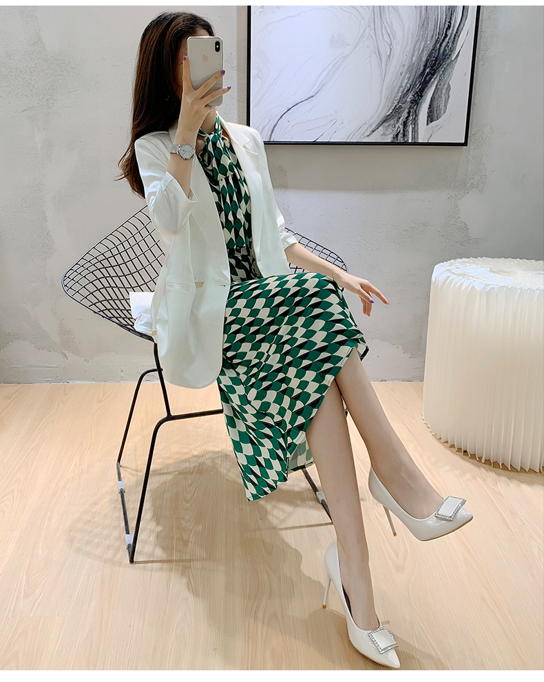 High End Acetic Acid Small Suit Dress Suit