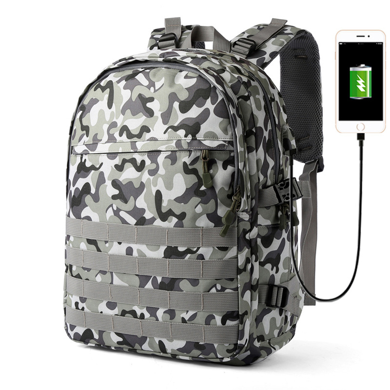 Playerunknown'S Battlegrounds Eating Chicken Level 3 Level 3 Bag Zipper Men With Backpack - Image 3