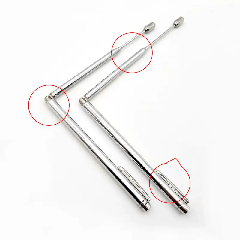 Antenna Seeking Dragon Ruler Feng Shui Probe Rod Platinum Stainless Steel Alloy Water Pulse Meter Energy Probe Rod