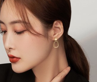 Opal Earrings Female New Ins Tide Earrings Summer Style High-End Earrings Show Face Small Earrings