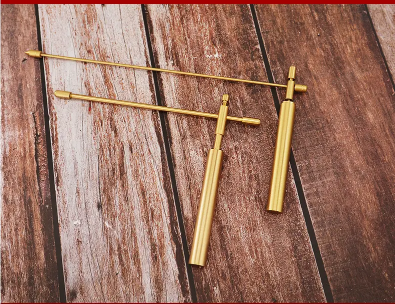 Folding and Unloading High-precision Brass Dragon-finding Ruler