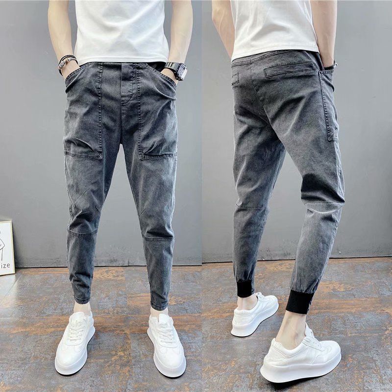 Title 7, Elastyczne Spodnie Damskie Cropped ze Slim Fit,...