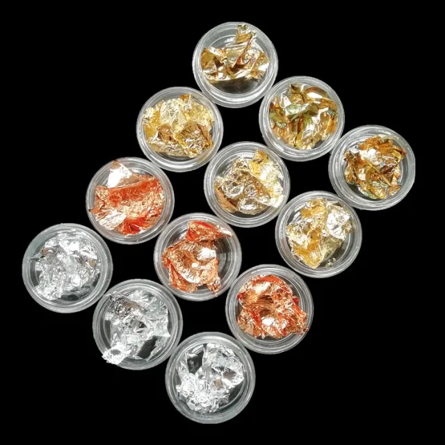 Nail Art Accessories Nail Tin Foil Hand Holding Foil Gold And Silver Foil Tin Foil Ultra Thin Color Foil Sticker Four Color Foil - Shop at LoveMi