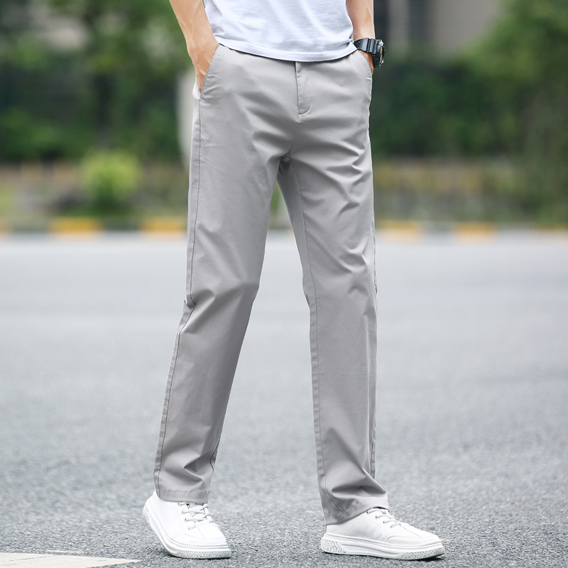 Spring And Autumn Loose Men's Pants Straight Suit Pants All-match Pants