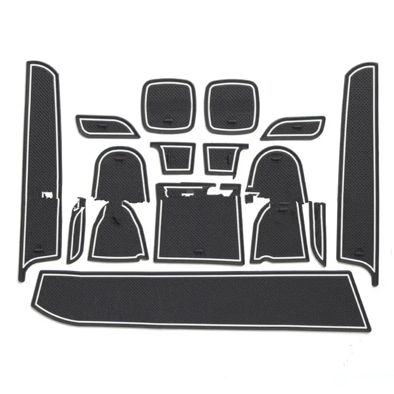 Rubber Inner Gate Slot Mats Anti Slip Cup Holder Pad fits  Swift 1.2 SPORT