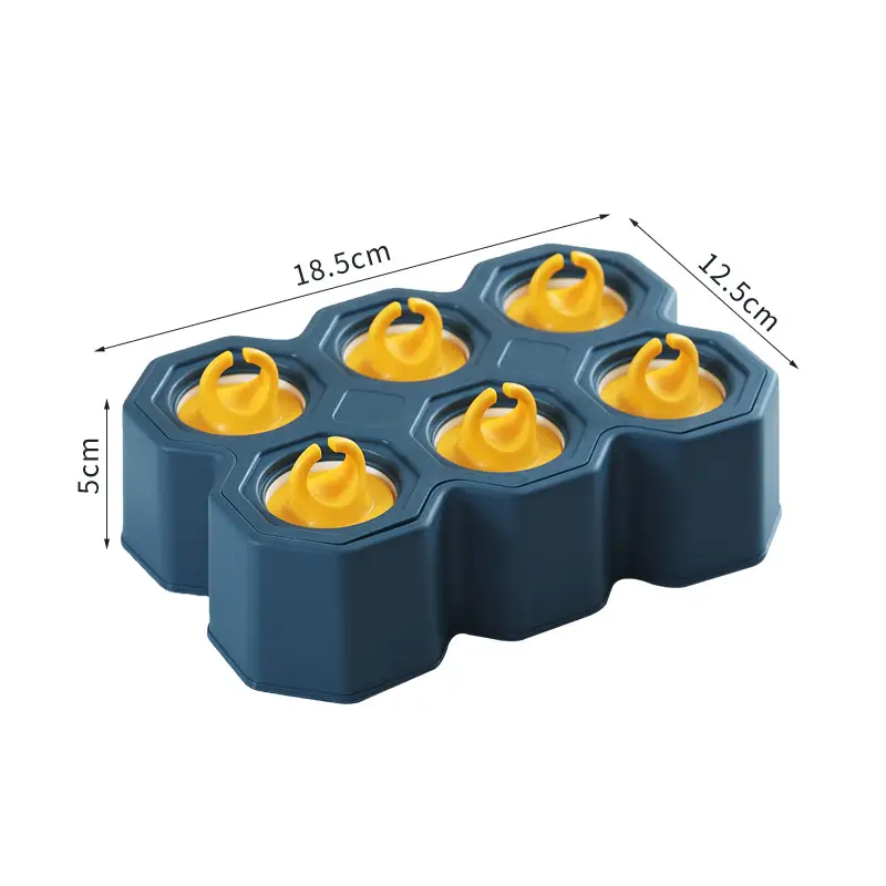 Plastic Soft Cartoon Anti-Dripping Ice Mold Easy To Take Homemade Ice Cube Mold