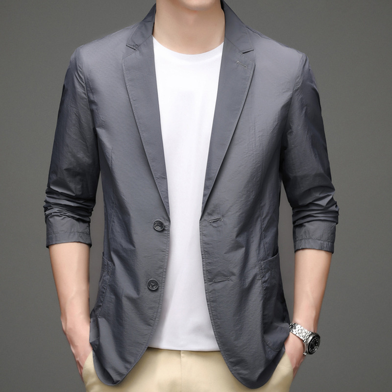 мужской солнцезащитный костюм синий