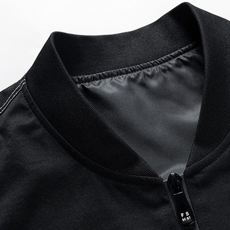 Fashion Simple Men's Stand Collar Jacket