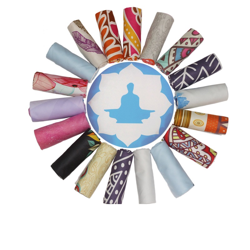 Printed Yoga Mat Drape Sweat-Absorbent Fitness Yoga Towel Yoga Drape - Image 17
