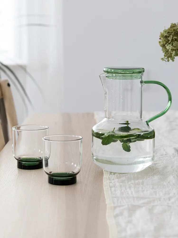 Kettle Heat-Resistant And Heat-Resistant Glass Teapot Household Cold Kettle For Making Tea Simple Water Cup And Teapot Set