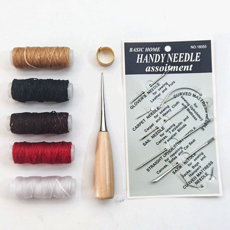 Waxed Thread & Awl Stitching Kit - Image 5