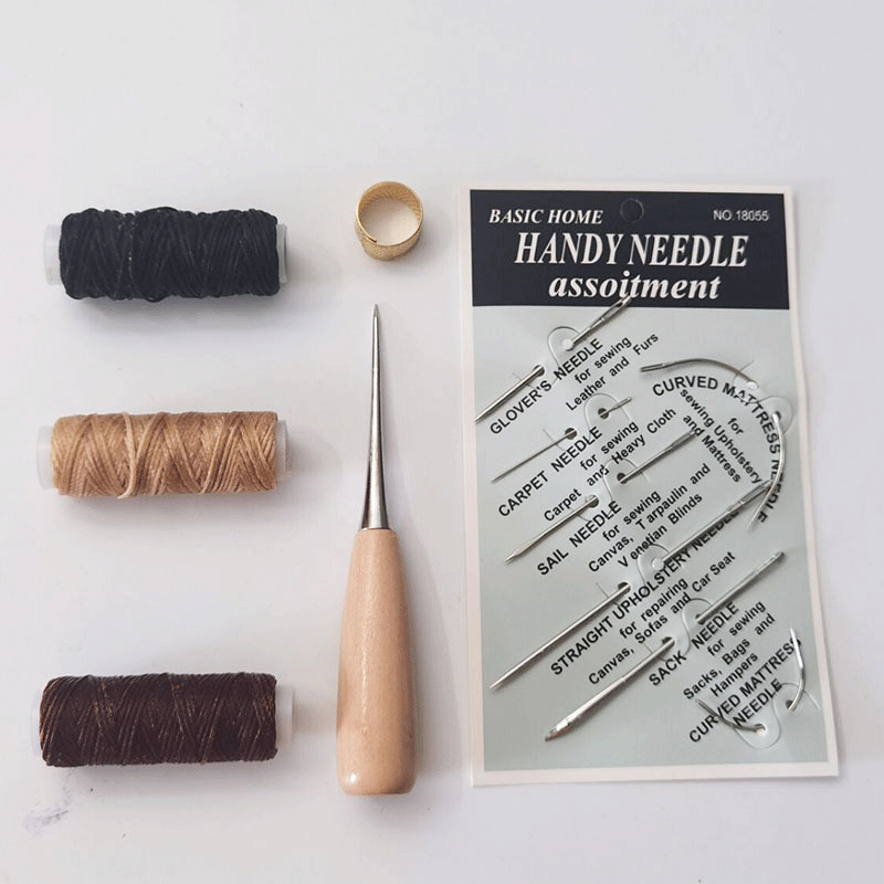 Waxed Thread & Awl Stitching Kit - Image 4