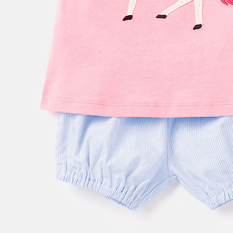 Girls' Suit Knitted Cotton Children's Suit
