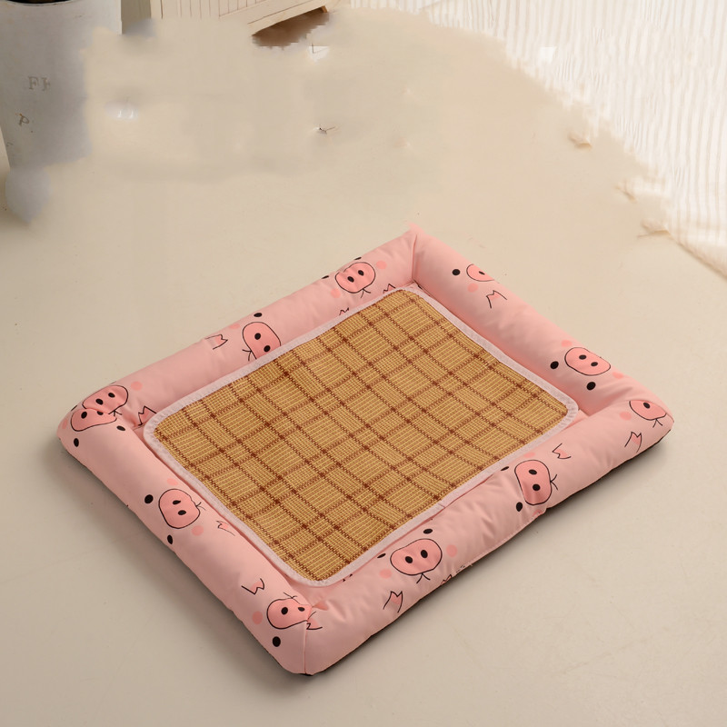 Piggy Square Mat Rattan Mat