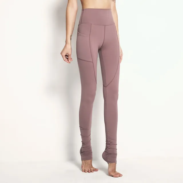 COLORVALUE Excellent Quality Tummy Control Gym Leggings Black Stirrup Leggins Sport Women Fitness High Waist Yoga Pants Pink - Shop at LoveMi