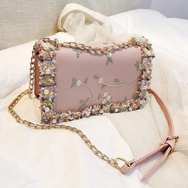 New Bag In New Summer Korean Versatile Messenger Bag Chain Shoulder Bag, Fashion WomenS Bag Hongrun Pink - Shop at LoveMi