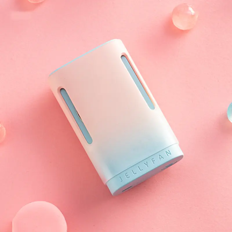 Jelly Hanging Neck Fan Usb Mini Portable